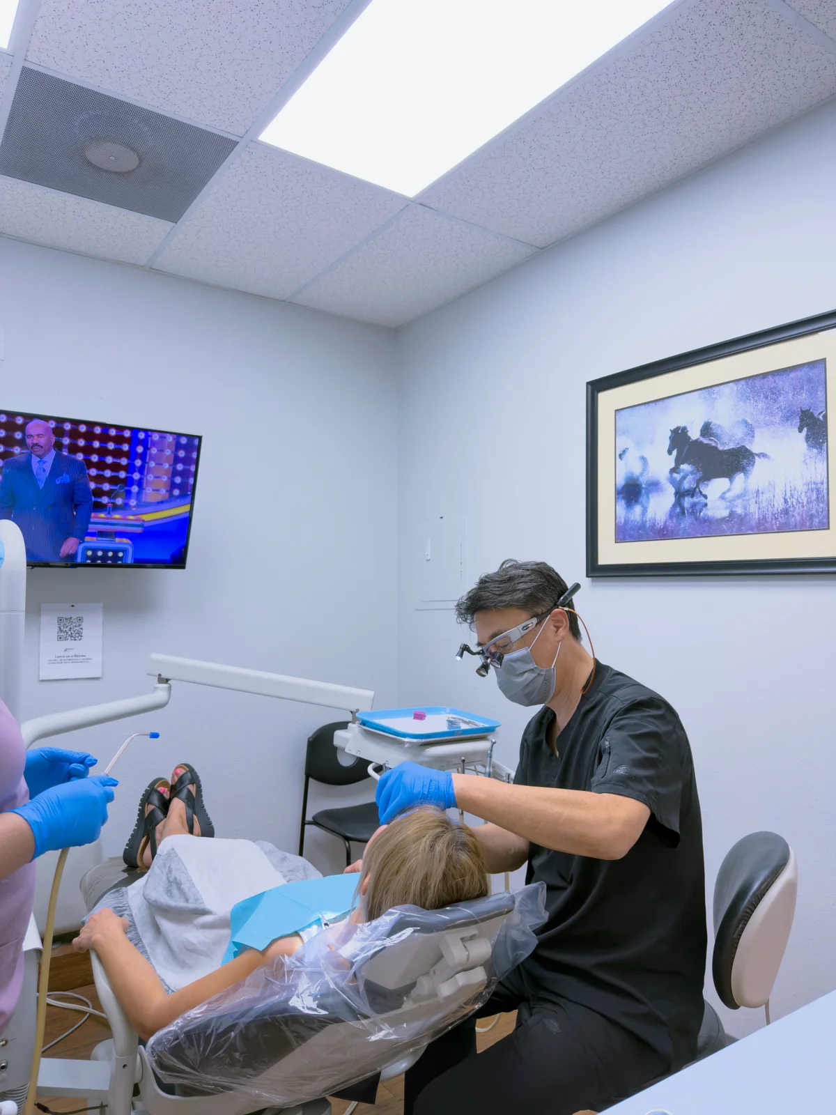 Dental care in progress at Arlington Dental Associates